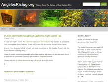 Tablet Screenshot of angelesrising.org